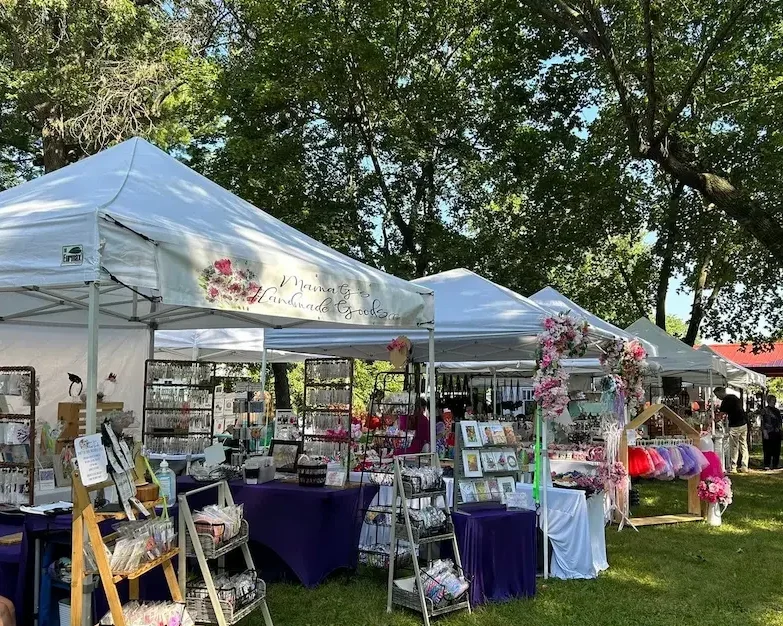 Natural photo of an outdoor market event in NE GA